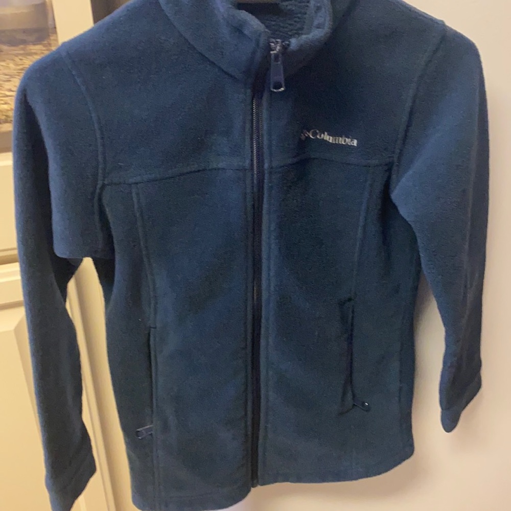 YOUTH Medium Columbia Fleece Zip Jacket